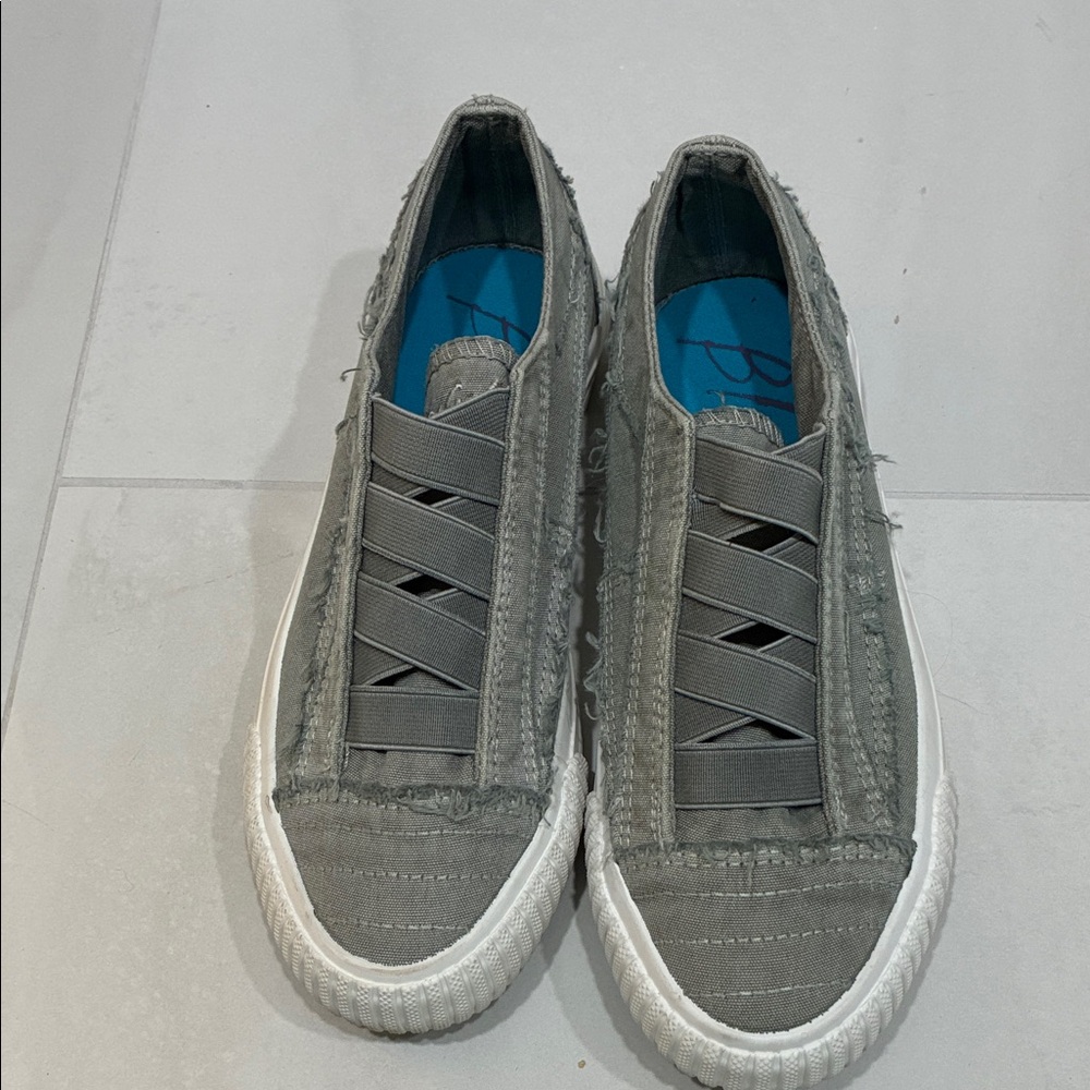 Gray Slip-On Sneakers size 6